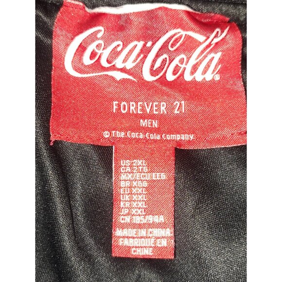 Coca-Cola Mesh Shorts Womens 21 Black Athletic Streetwear Drawstring Waist - Picture 6 of 6